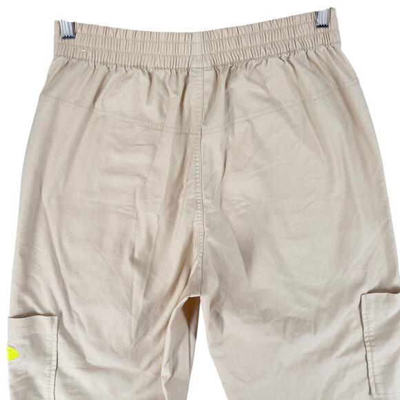 Nike Sportswear Womens M Icon Clash Baggy Wide Leg Pants Khaki Cargo Pockets - Picture 7 of 11